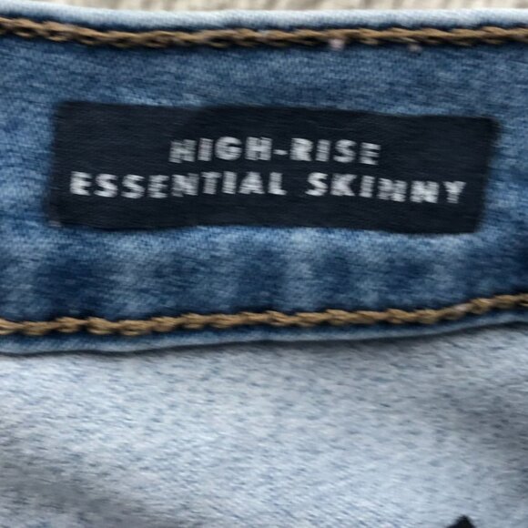 Curve Apparel Womens Jeans Size 12/31 Blue Denim High-Rise Essential Skinny Leg - Picture 4 of 14